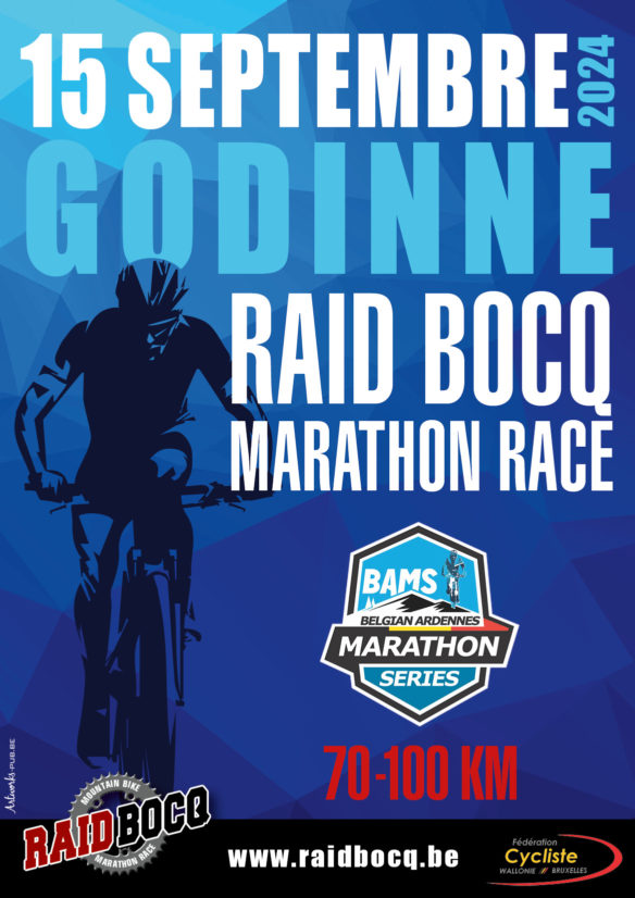 Affiche A3 RAID BOCQ MARATHON BAMS 2024